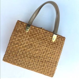 Rodo Made in Italy Vintage Woven Basket Rockabilly